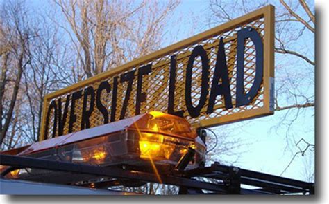 oversize load sign for pilot car